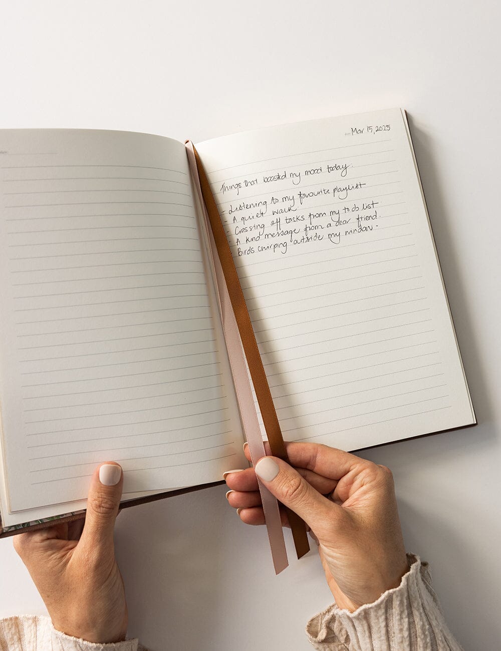 Gift Set - Linen Journal - Mocha