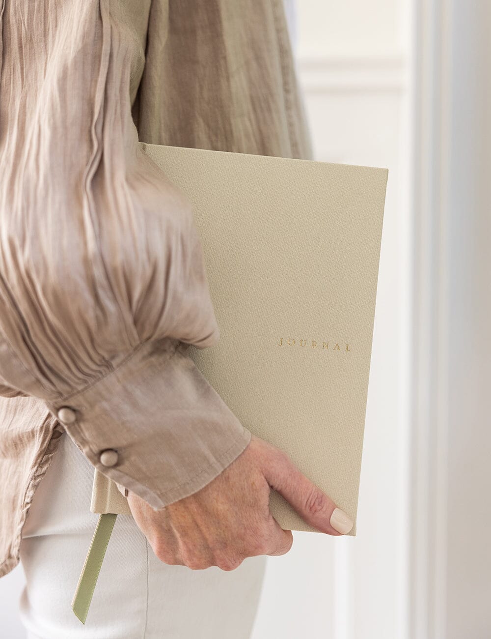 Gift Set - Linen Journal - Desert Sand
