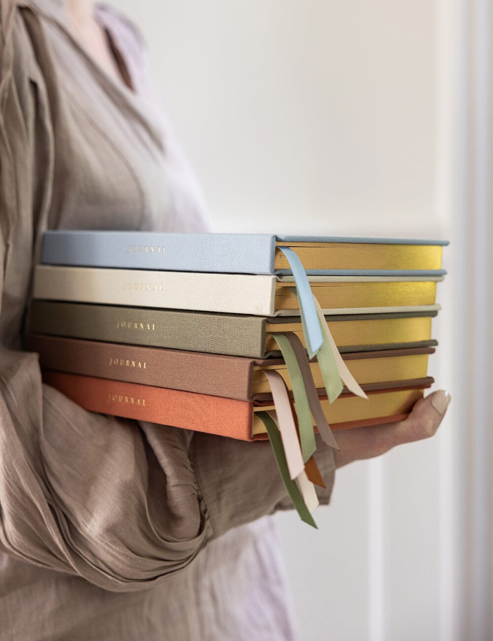 Gift Set - Linen Journal - Burnt Clay