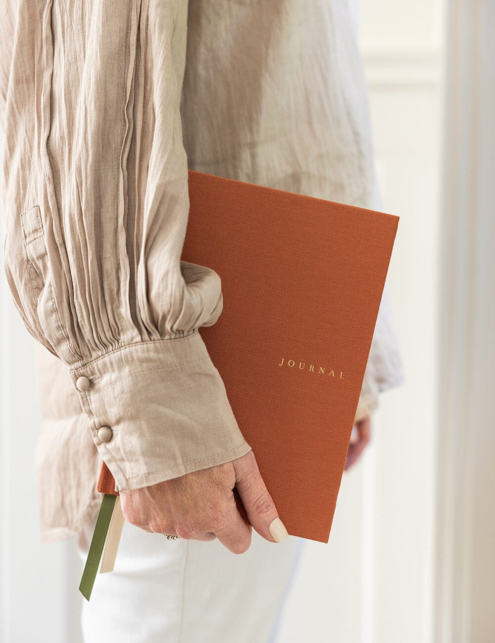Gift Set - Linen Journal - Burnt Clay