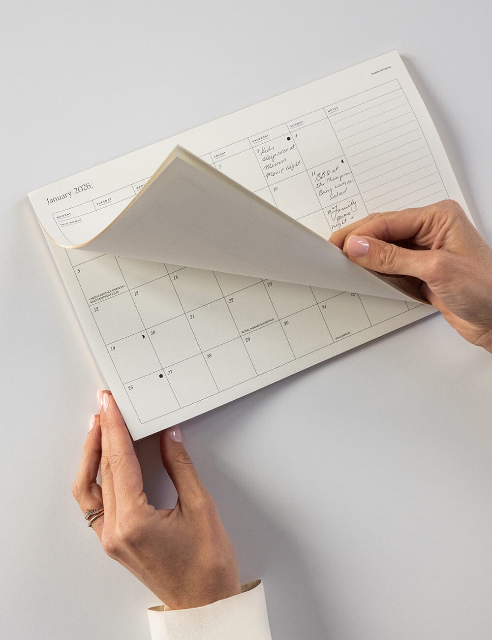 2026 Monthly Fridge Magnetic Calendar