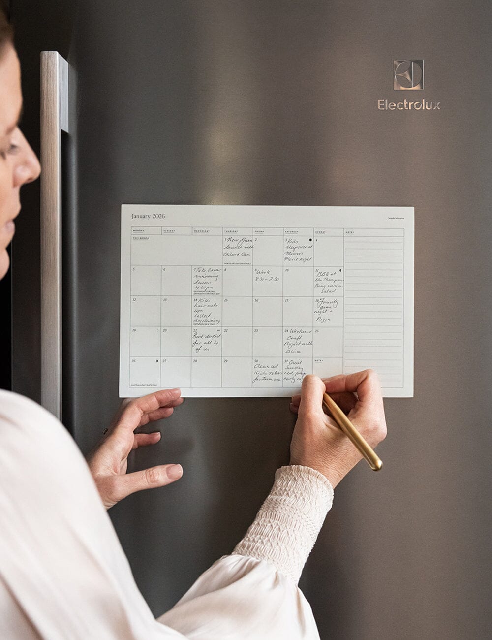 2026 Monthly Fridge Magnetic Calendar