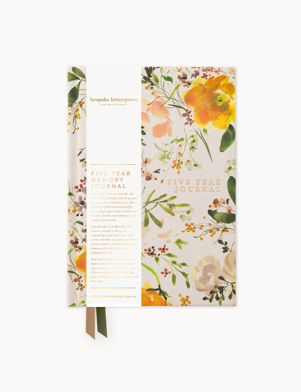 Ranunculus 5 Year Journal