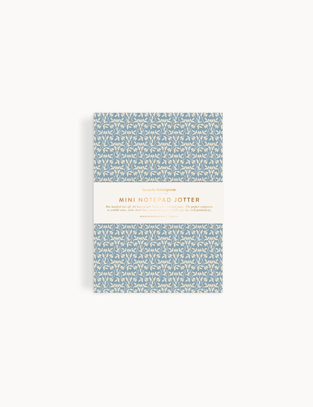 Frost Bramble Notepad Mini Jotter Jotters Bespoke Letterpress