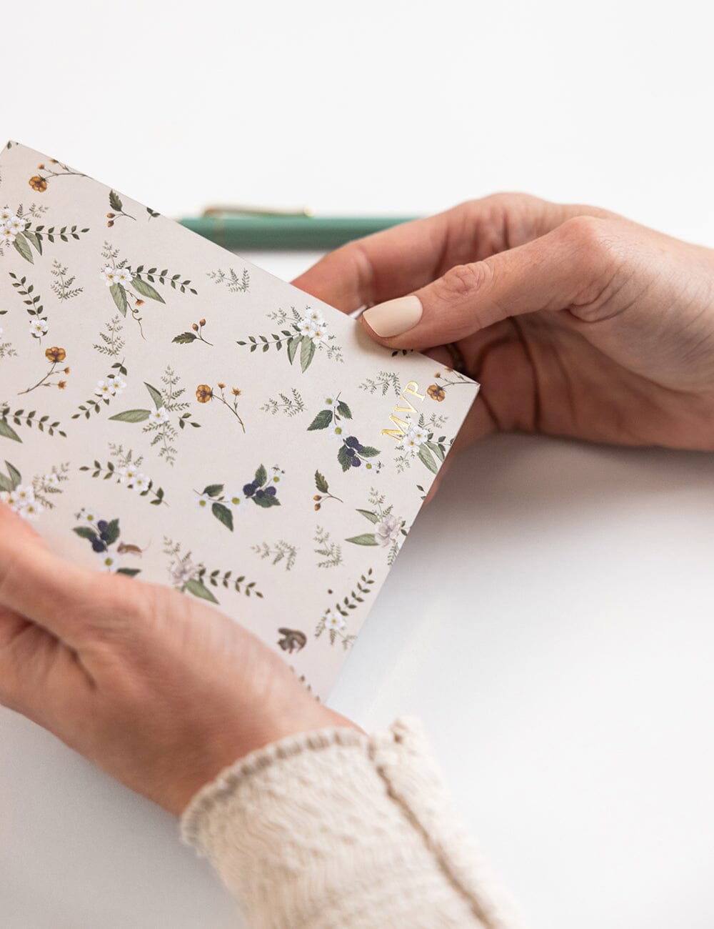 Button Fern Notepad Mini Jotter