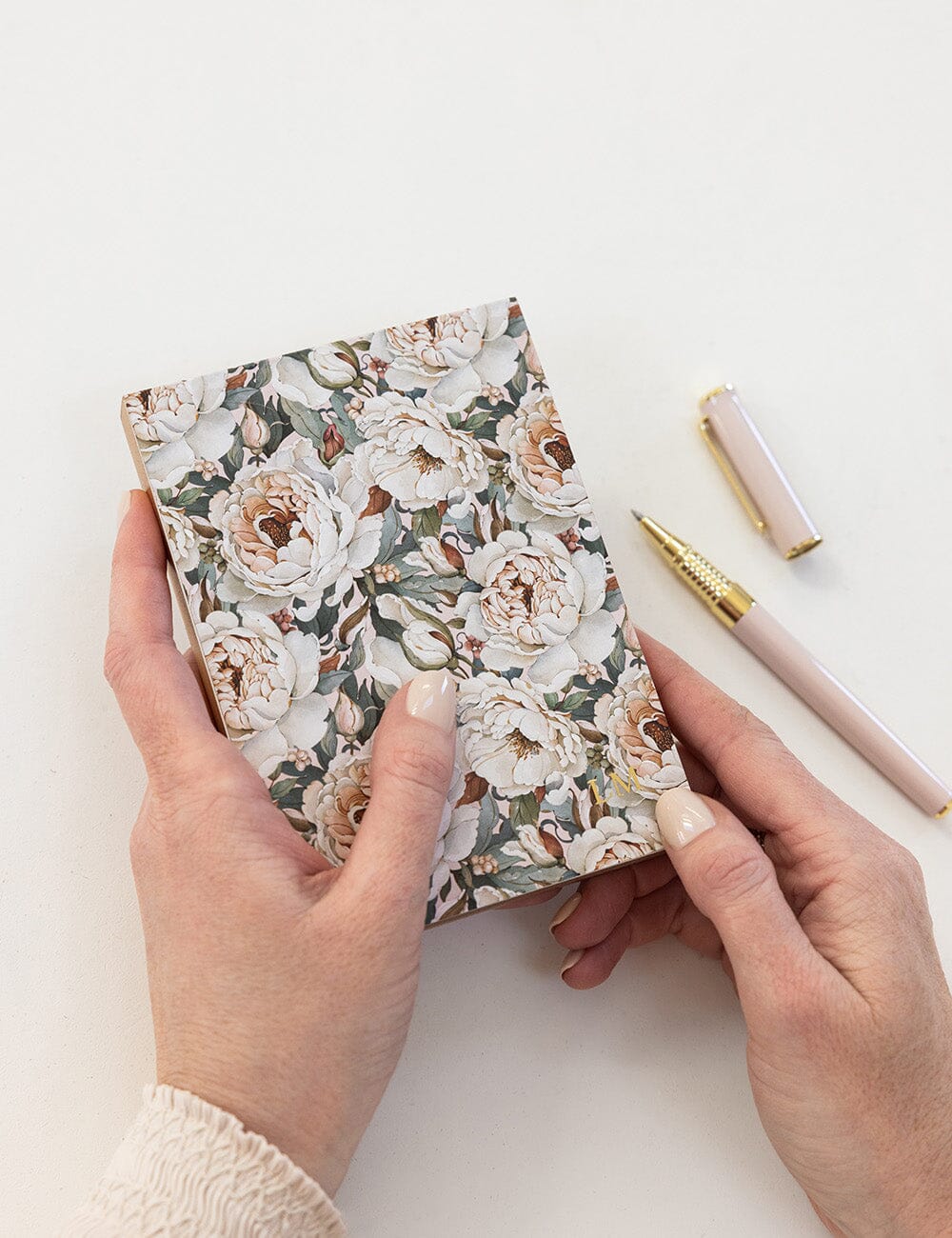 Mini Heritage Roses Jotter Jotters Bespoke Letterpress