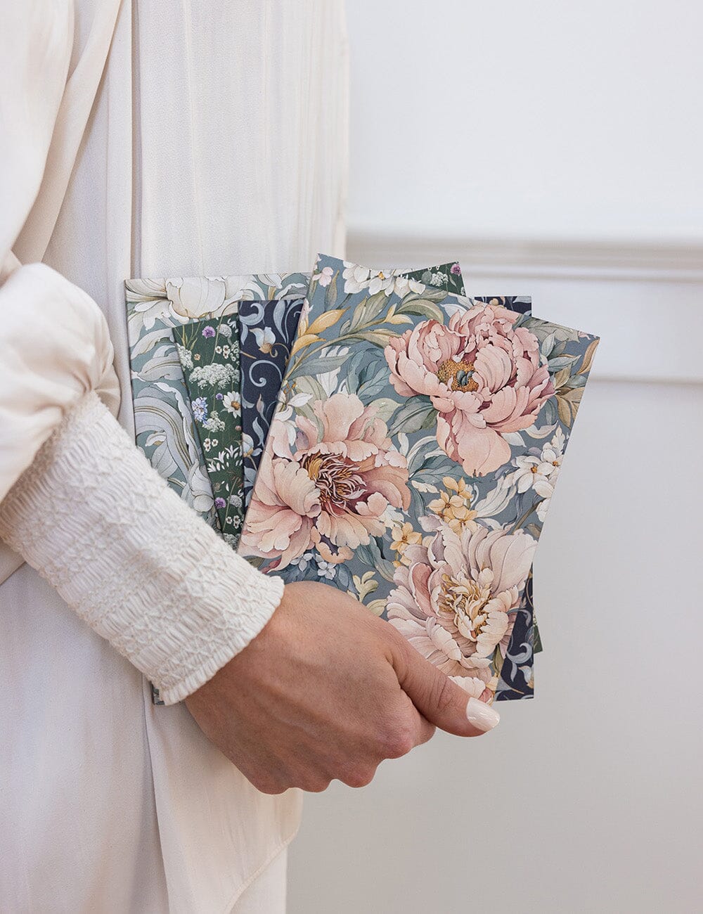 Pocket Notebook - Regency Blooms Notebooks Bespoke Letterpress