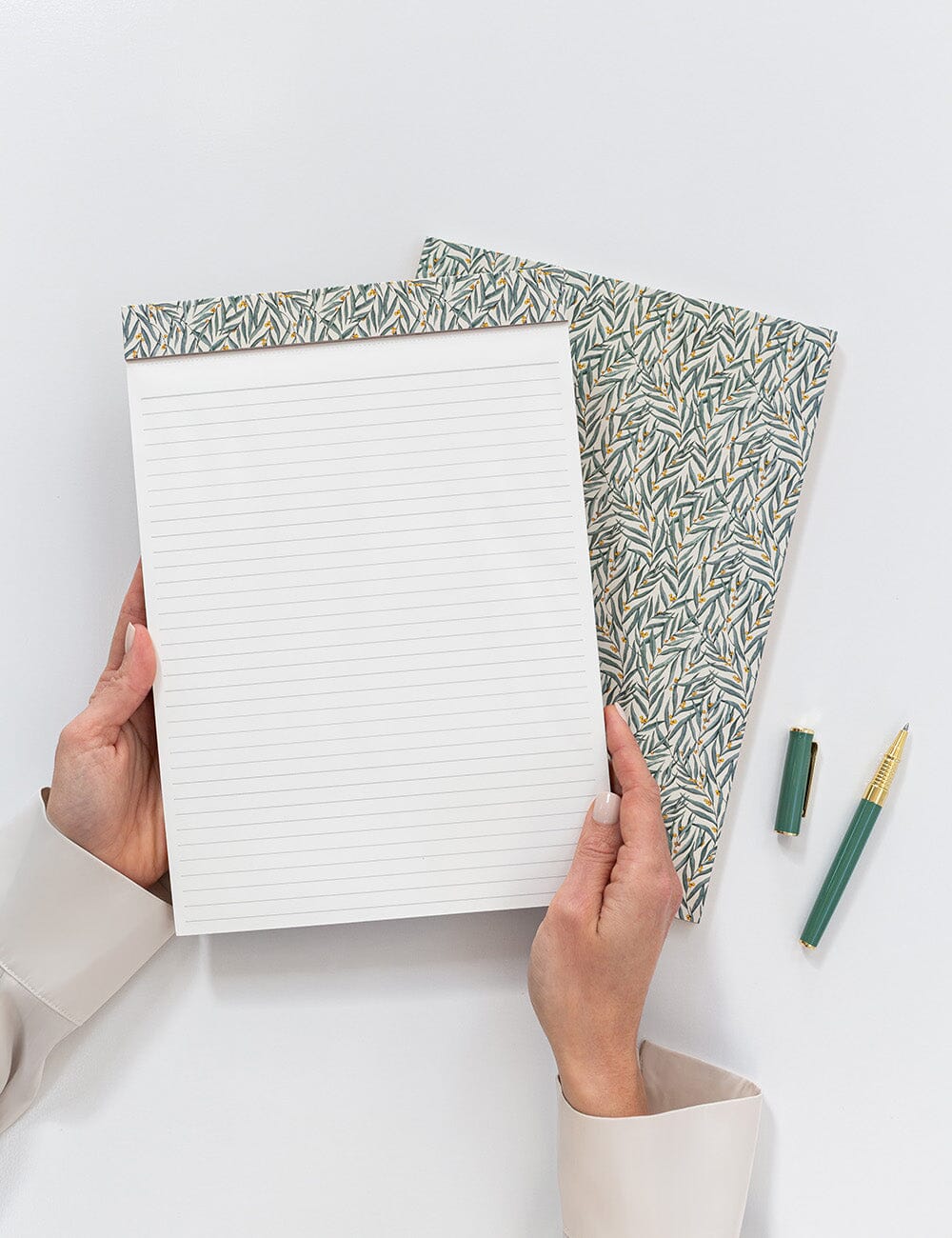 A4 Notepad - Golden Wattle (Lined) Notepads Bespoke Letterpress