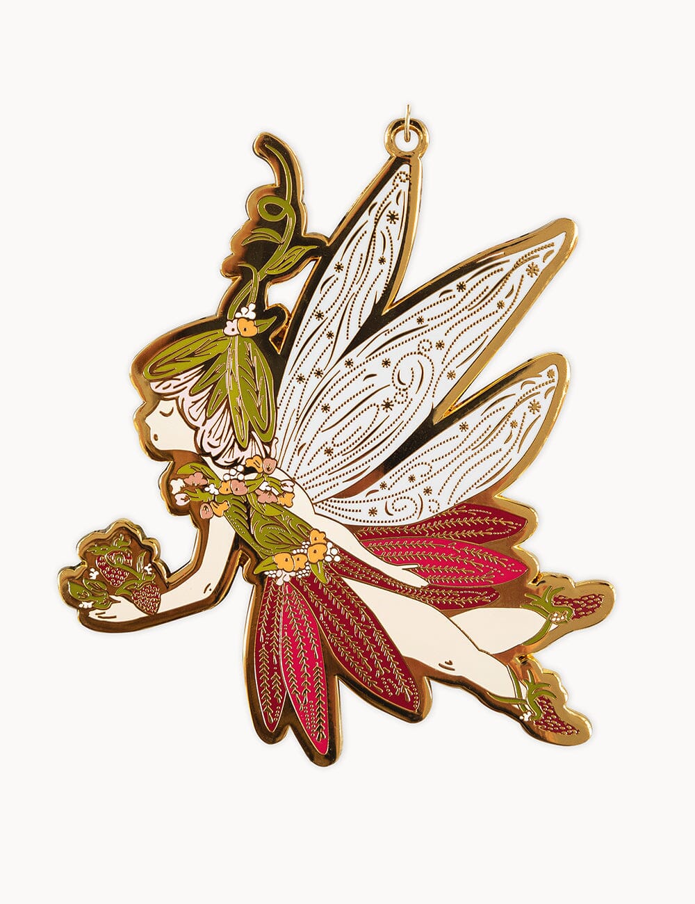 Fine Enamel Christmas Ornament - Sugar Plum Fairy Christmas Ornaments Bespoke Letterpress