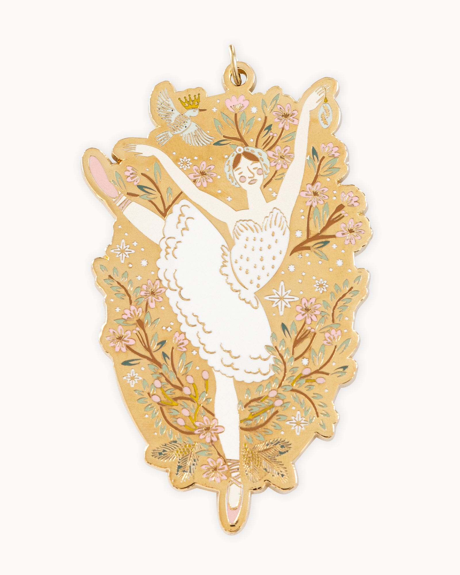 Fine Enamel Christmas Ornament - Ballerina Christmas Ornaments Bespoke Letterpress