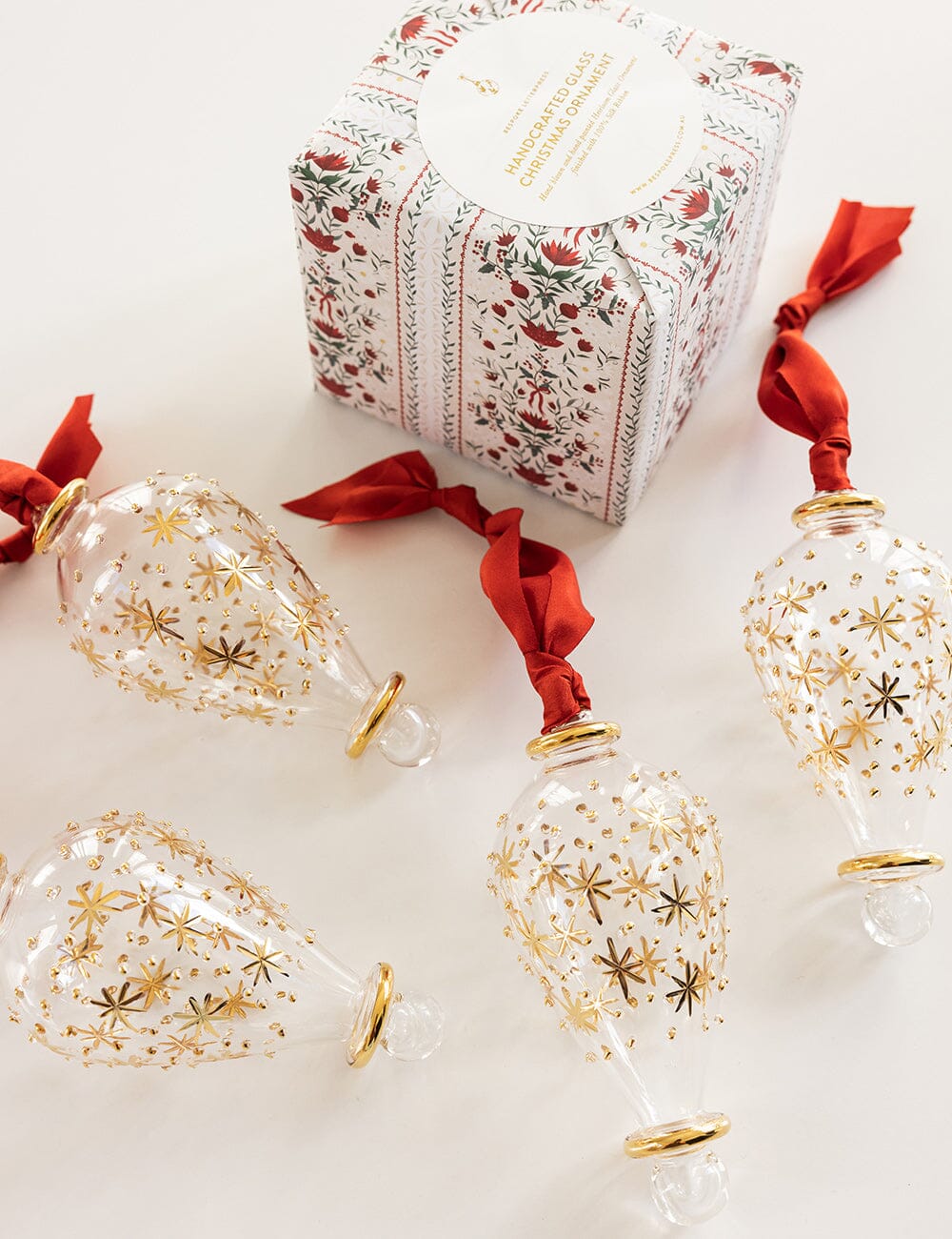 Ornament Glass Pendant Snowflake