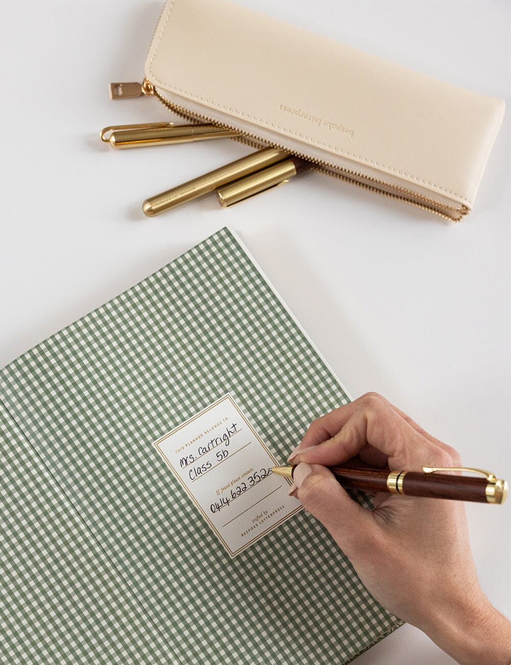 Pencil Case Slim - Ivory