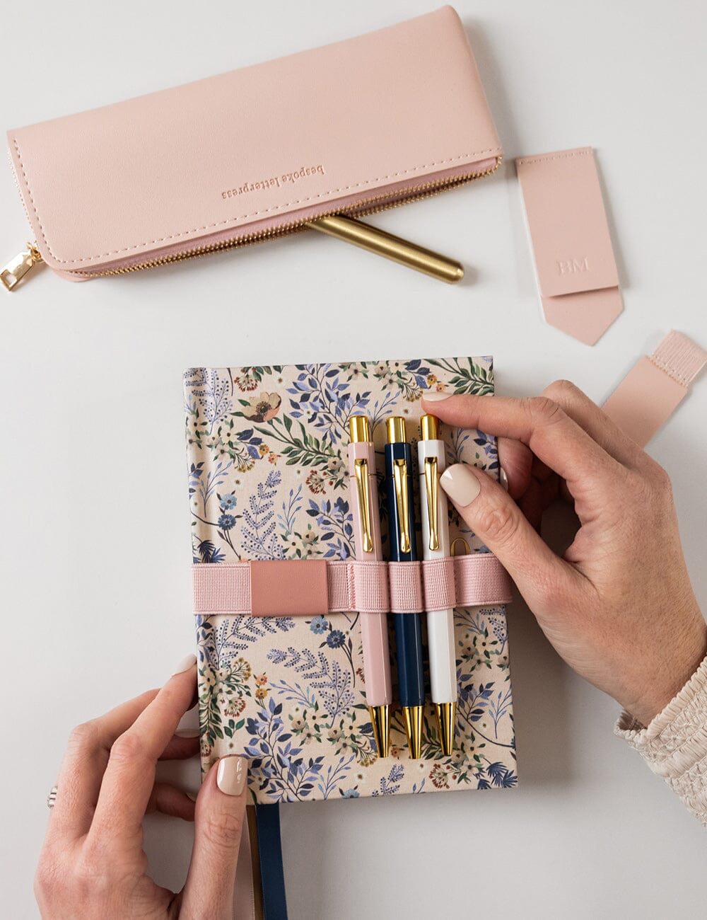 Pencil Case Slim - Pale Pink
