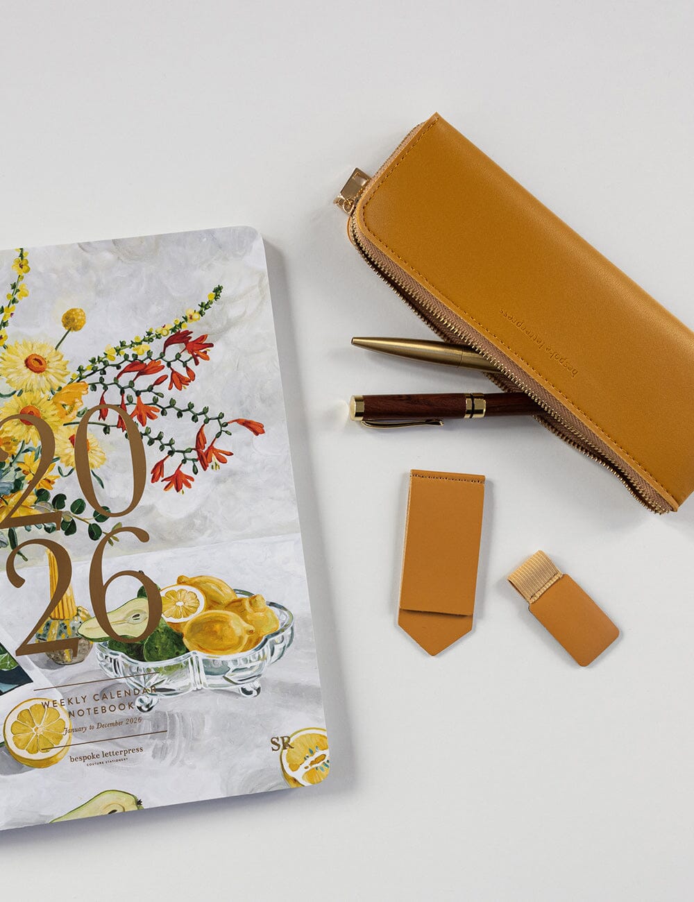 Pencil Case Slim - Mustard