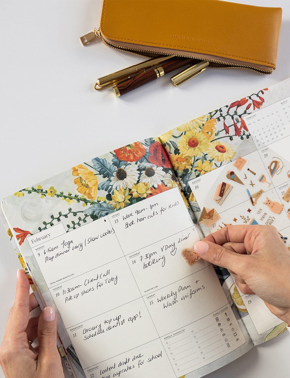 Pencil Case Slim - Mustard