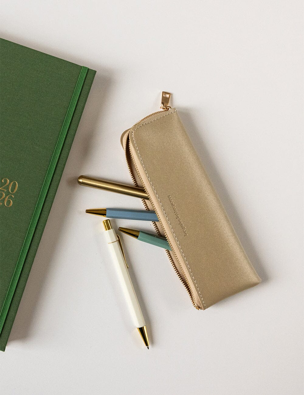 Pencil Case Slim - Gold