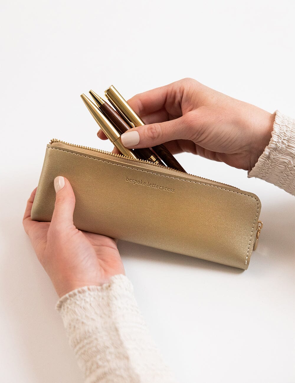 Pencil Case Slim - Gold