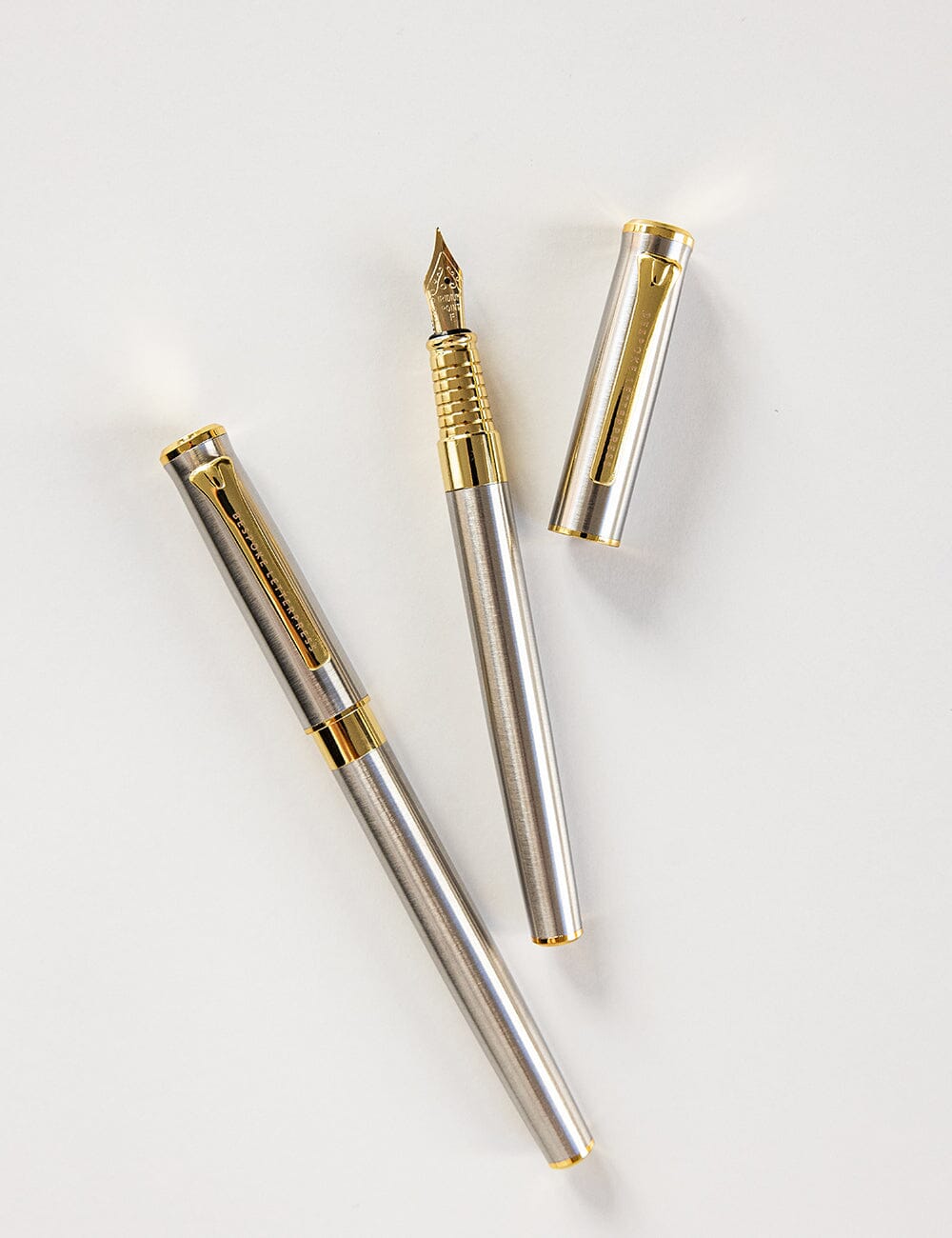 Silver Fountain Pen (Boxed) Pens Bespoke Letterpress