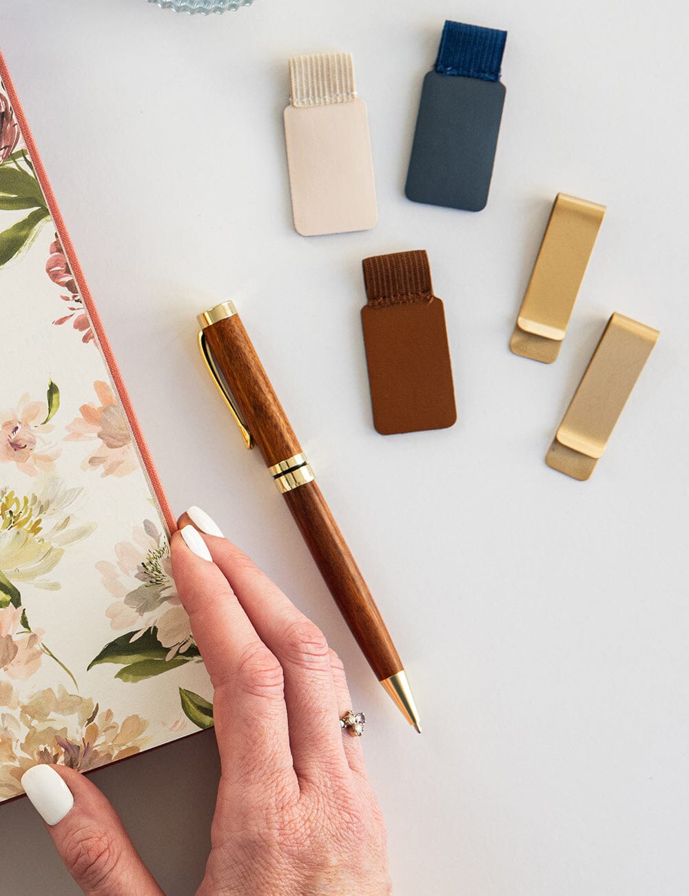 Classic Wood & Gold Ballpoint Pen (Boxed)