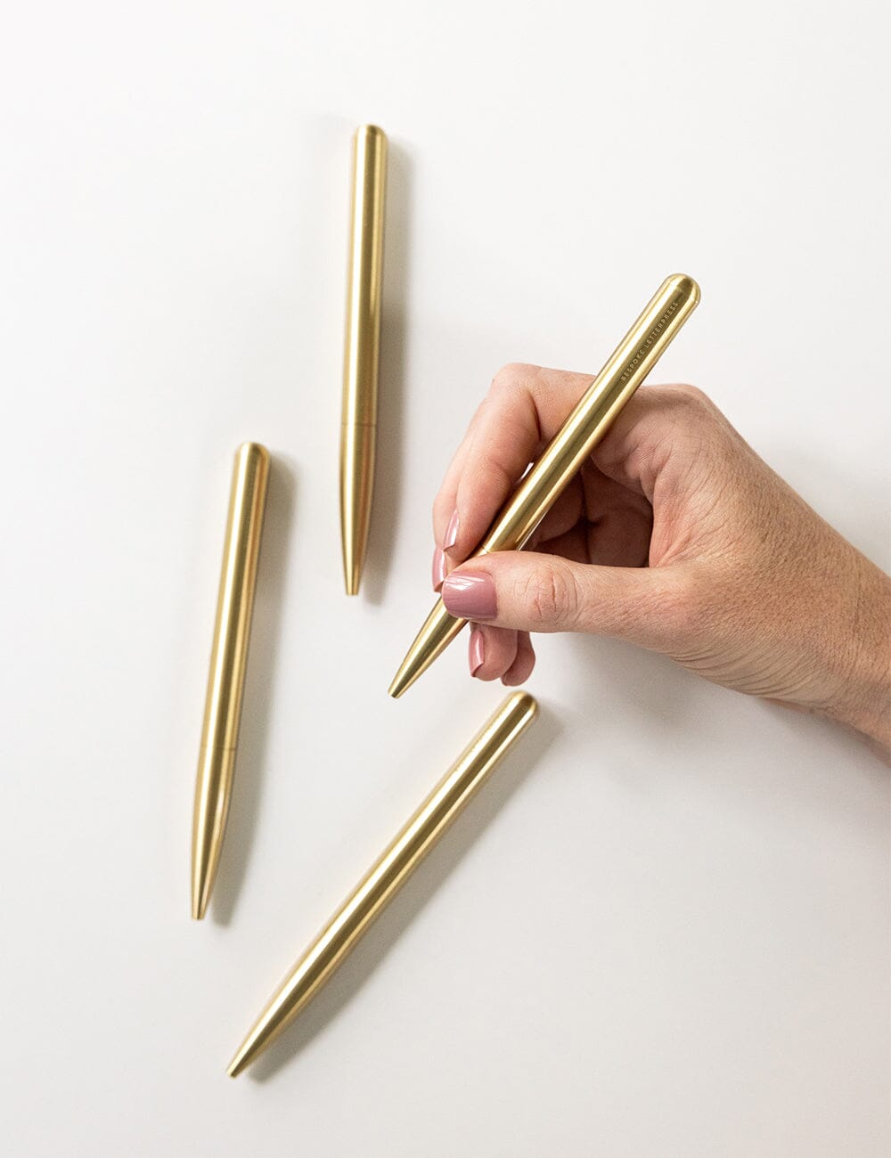 Solid Brass Ballpoint Twist Pen (Boxed)