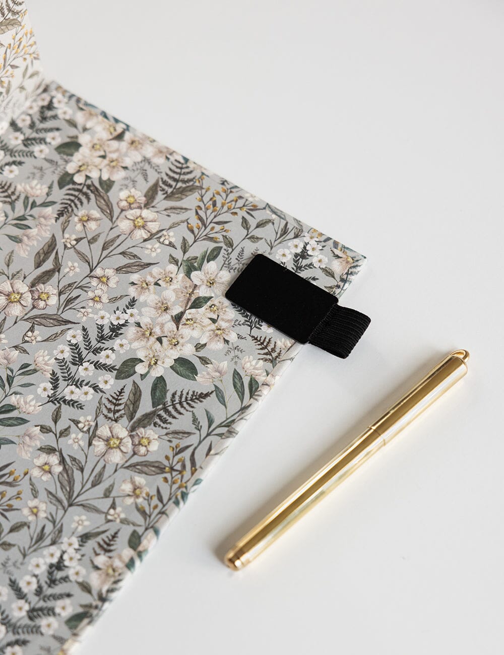 Adhesive Rectangle Pen Loop - Black pen loop Bespoke Letterpress