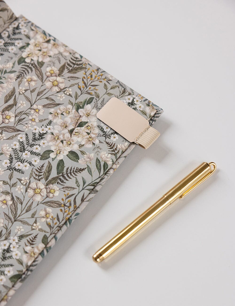 Adhesive Rectangle Pen Loop - Ivory pen loop Bespoke Letterpress