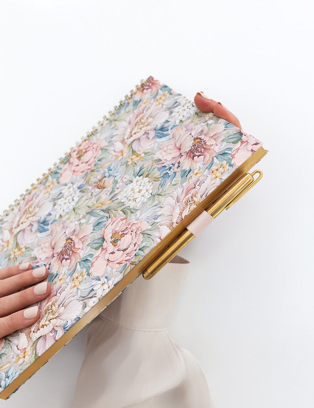 Adhesive Rectangle Pen Loop - Pale Pink pen loop Bespoke Letterpress
