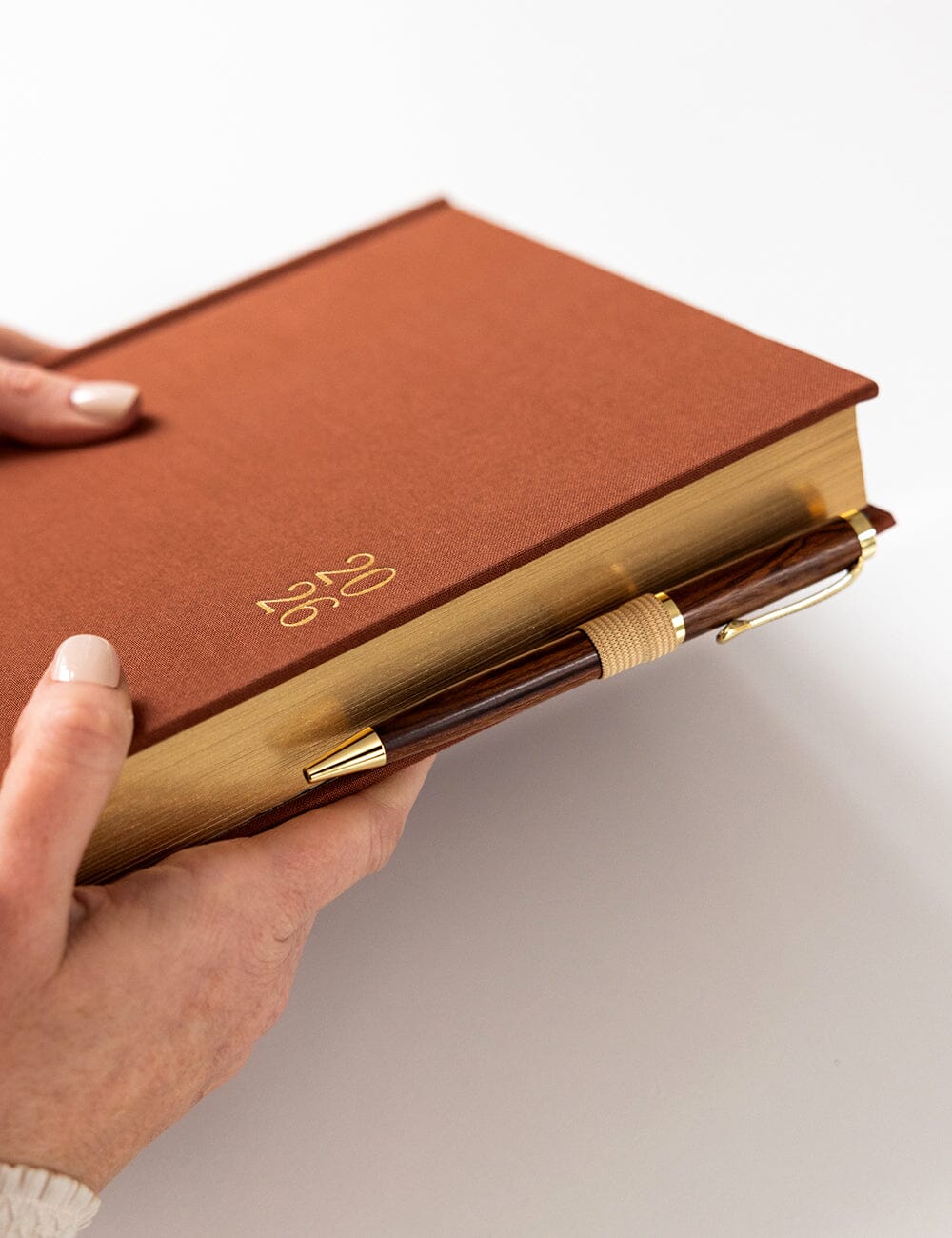 Adhesive Rectangle Pen Loop - Gold