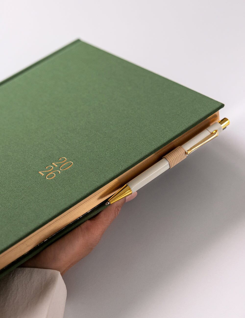 Adhesive Rectangle Pen Loop - Gold