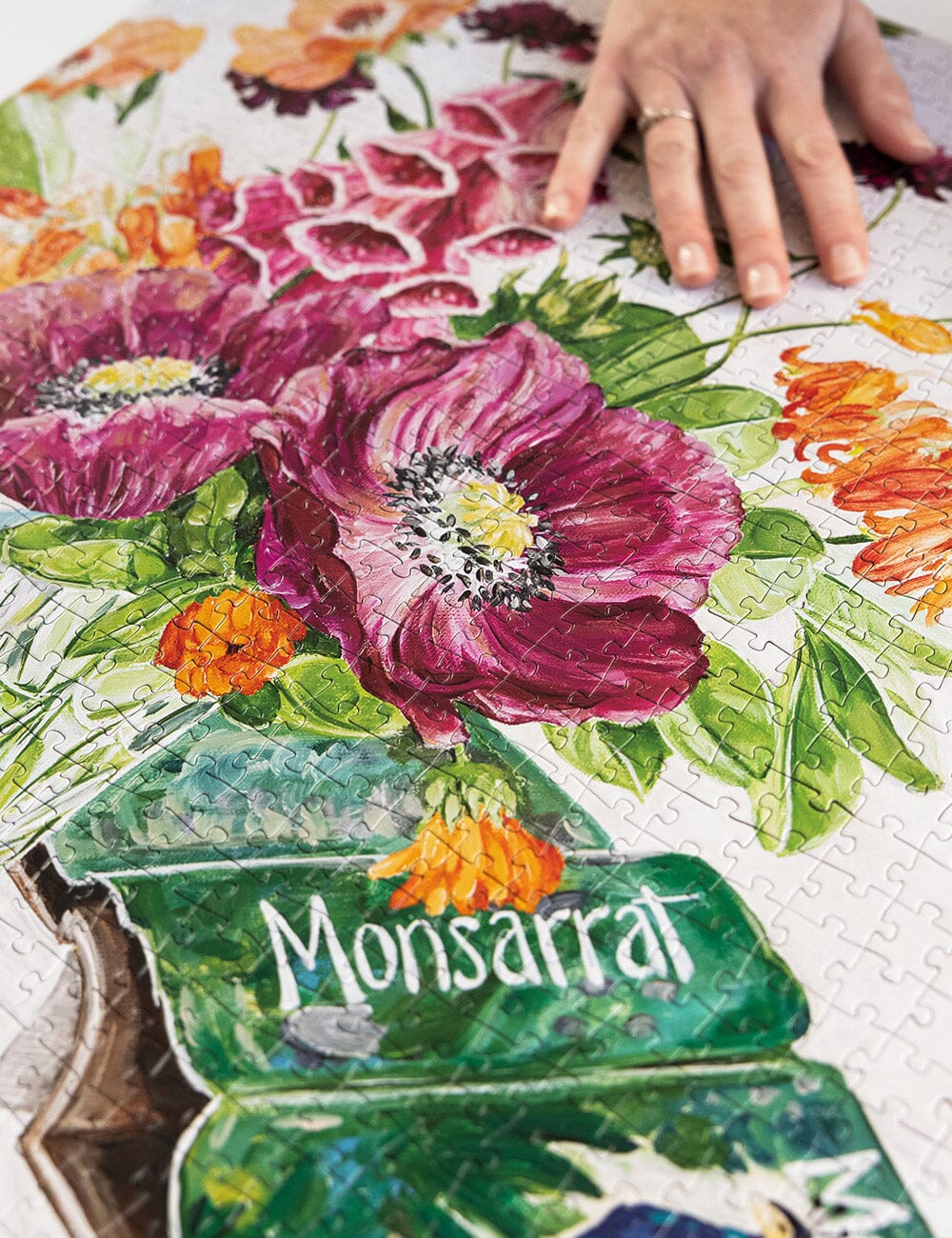 Poppies and Foxglove 1000pc Puzzle