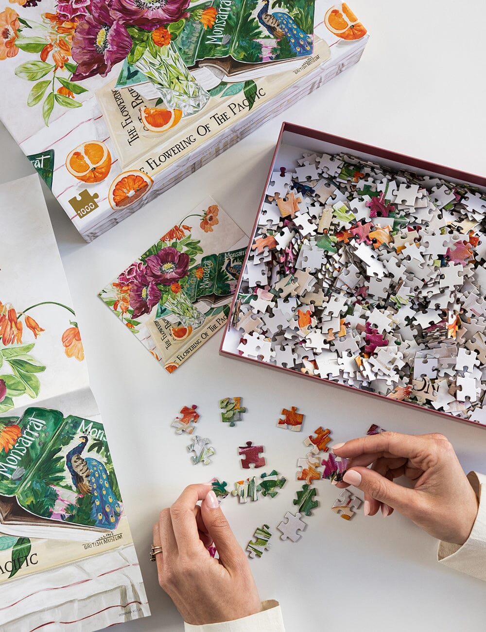 Poppies and Foxglove 1000pc Puzzle