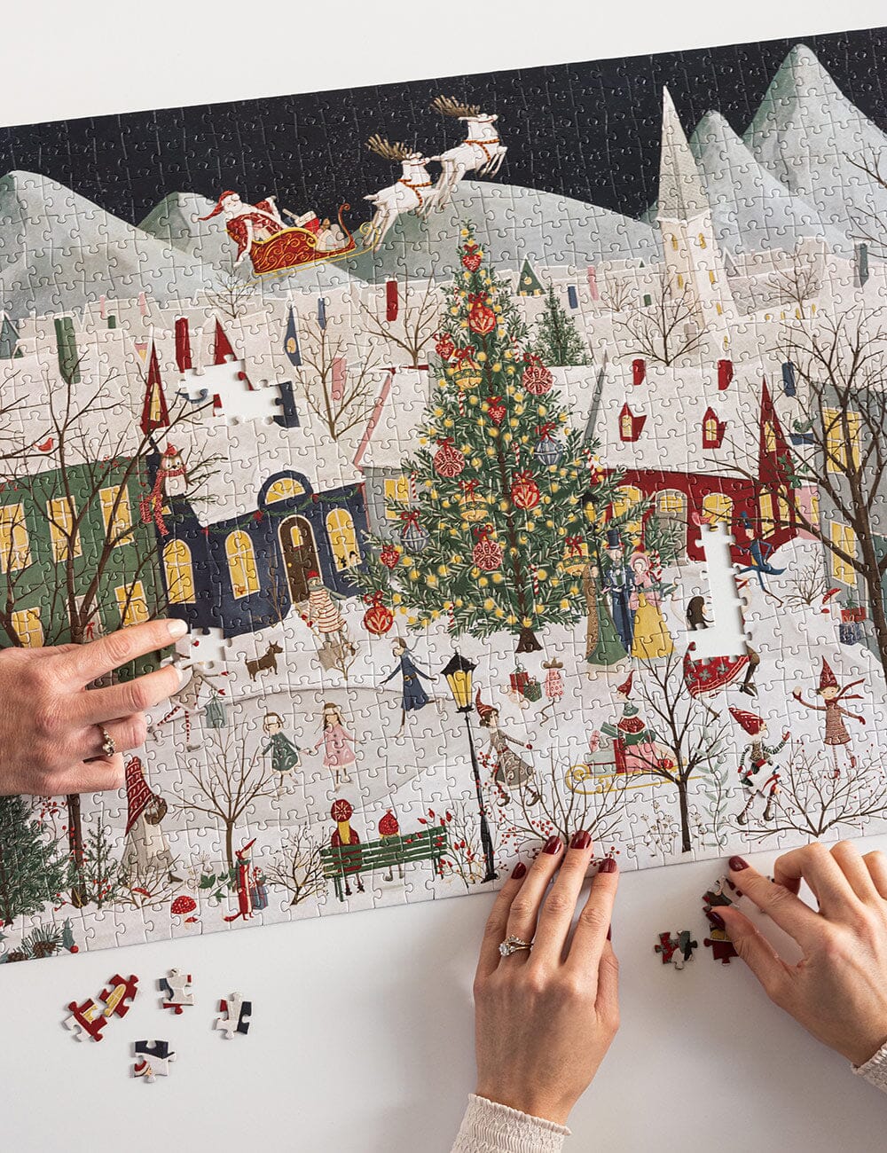 The Christmas Village 1000pc Puzzle