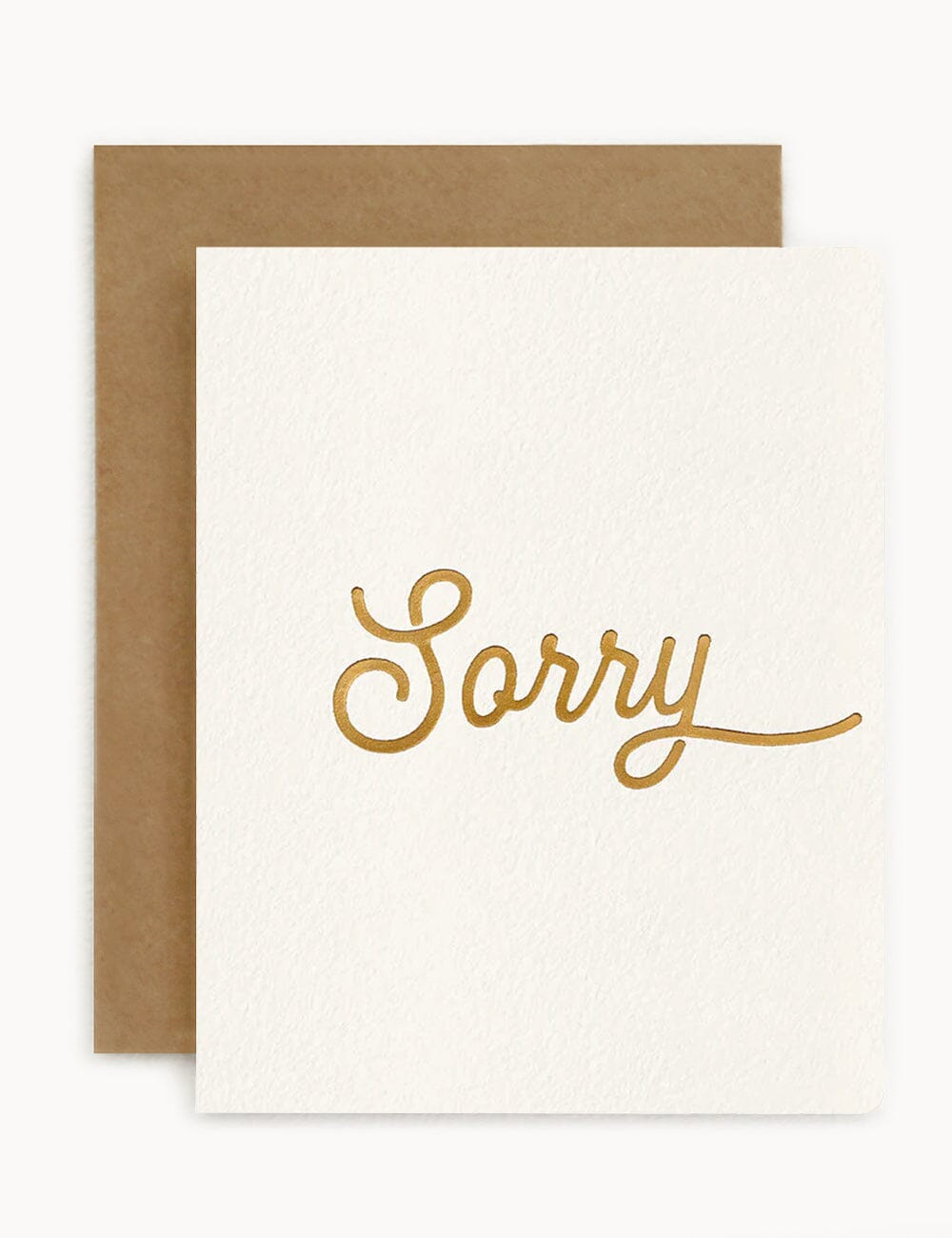Petite Card - Sorry Greeting Card Greeting Cards Bespoke Letterpress