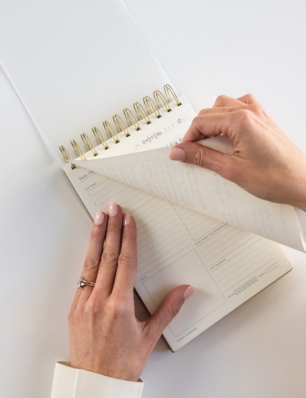 Daily Planner Ringbound Notepad