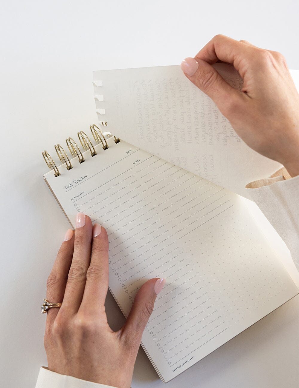 Task Tracker Ringbound Notepad