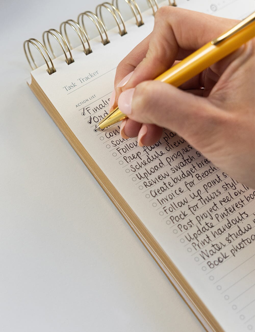Task Tracker Ringbound Notepad