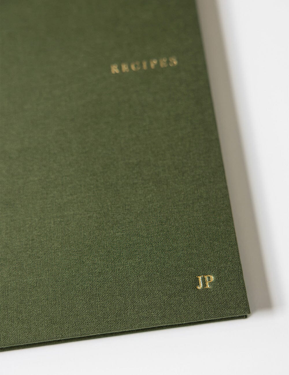 Heirloom Recipe Book Journal - Basil Green
