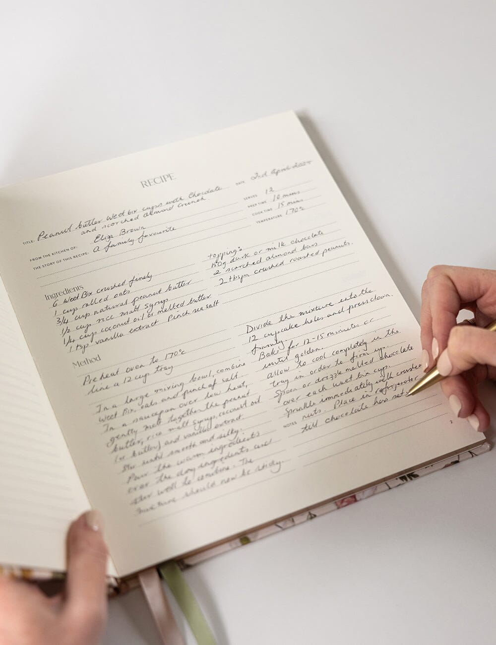 Heirloom Recipe Book Journal - Cockatoo