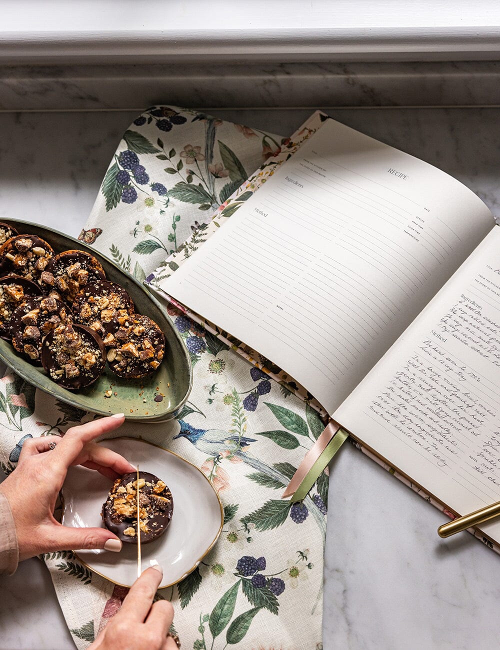 Heirloom Recipe Book Journal - Cockatoo