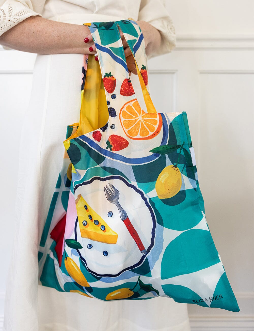 Shopping Bag - Lemon Tart & Berries Shopping Bag Bespoke Letterpress