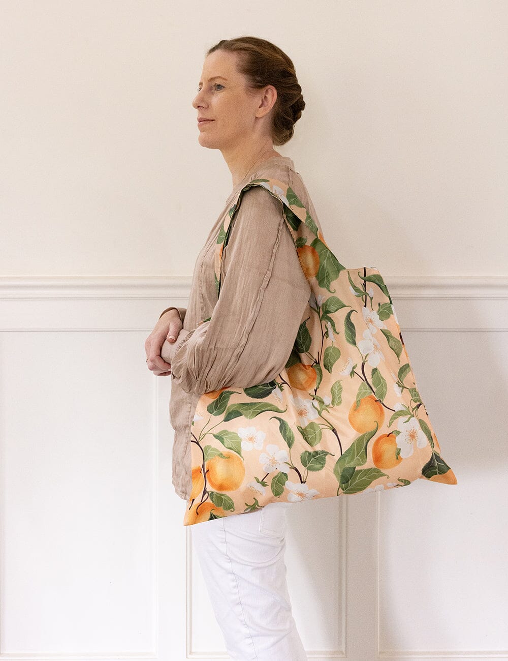 Peaches - Reusable Large Shopping Bag