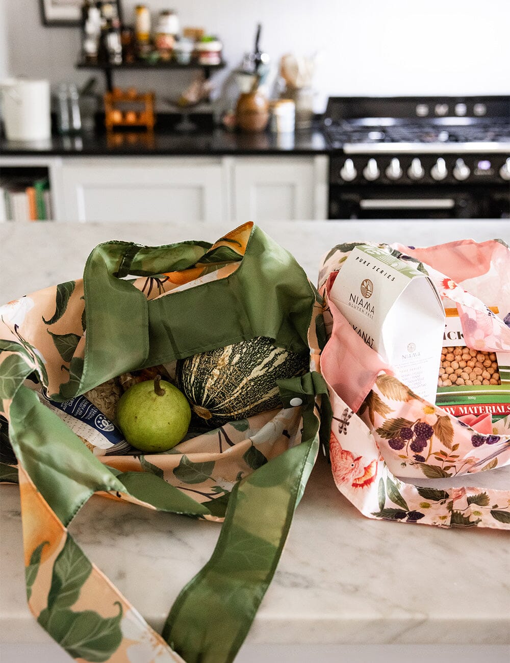 Peaches - Reusable Large Shopping Bag