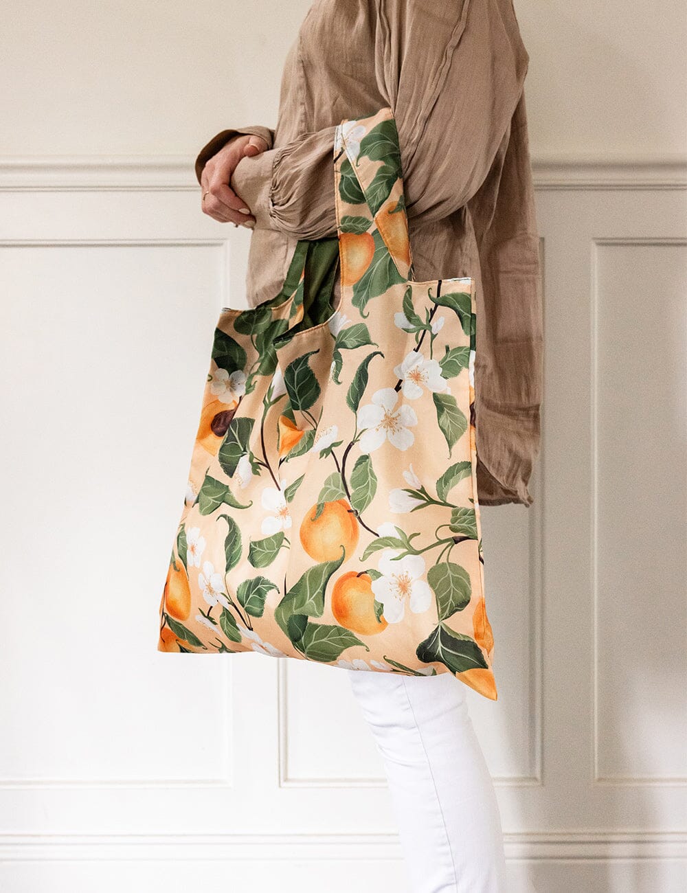 Peaches - Reusable Large Shopping Bag