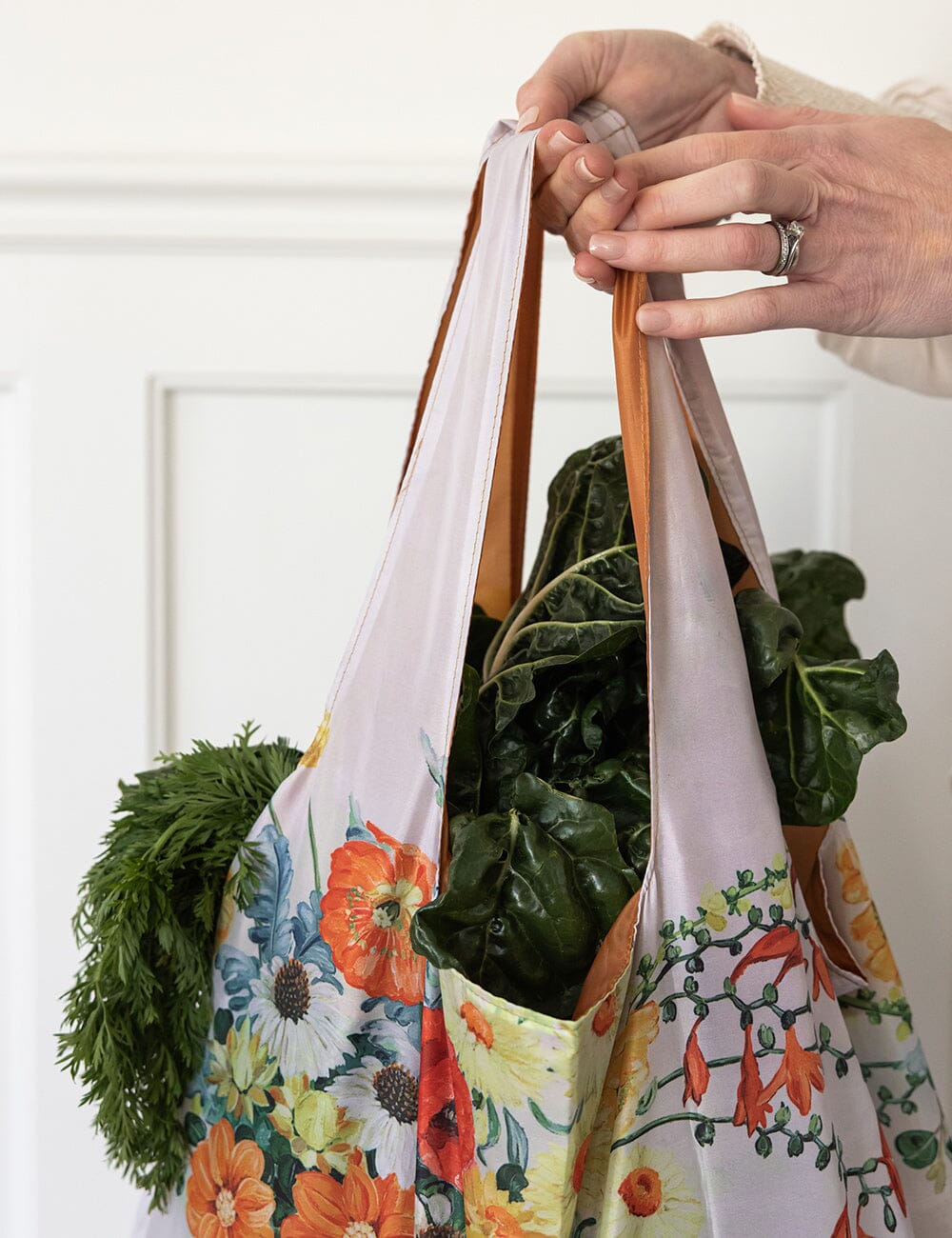 Early February Bouquet - Reusable Large Shopping Bag