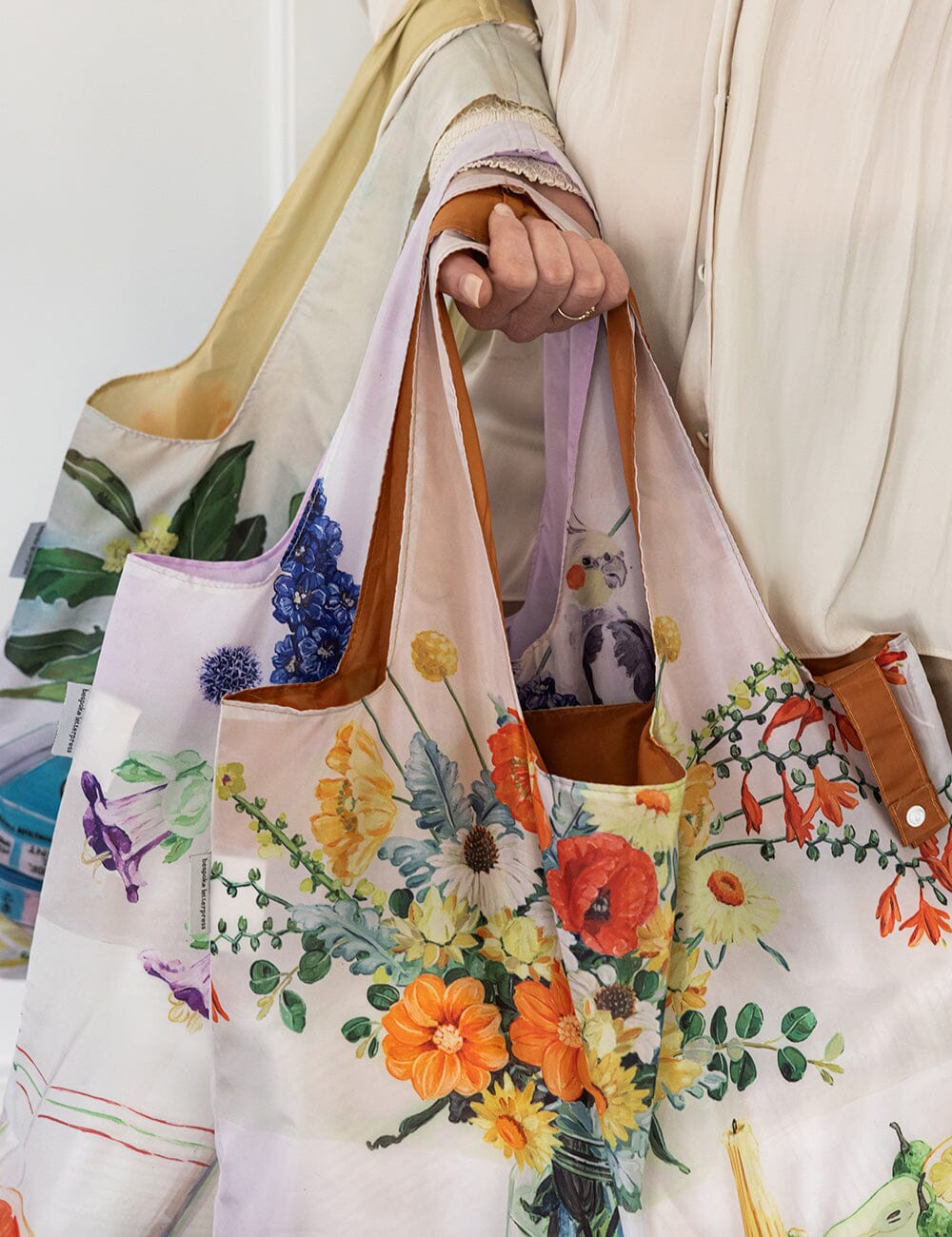 Early February Bouquet - Reusable Large Shopping Bag