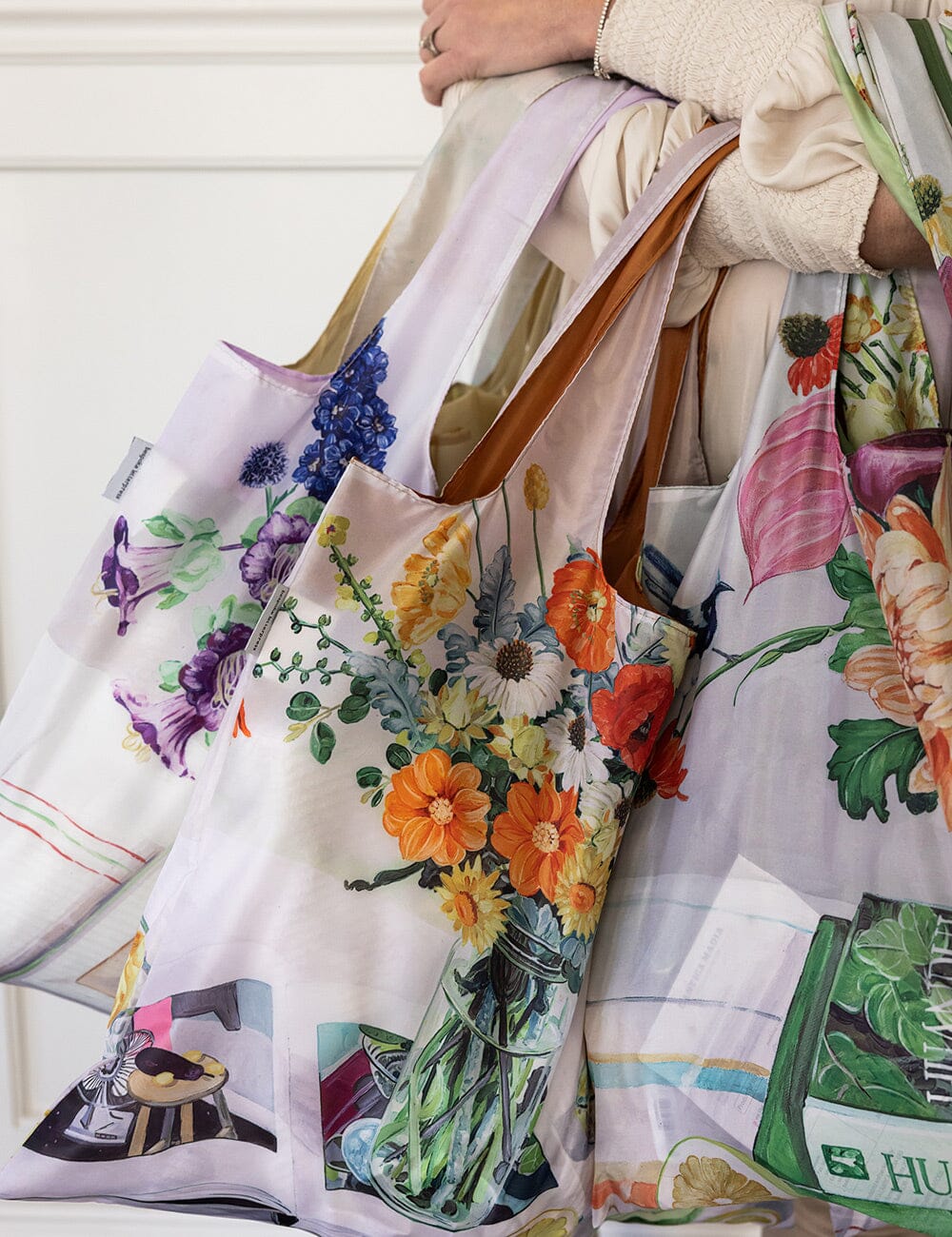 Early February Bouquet - Reusable Large Shopping Bag