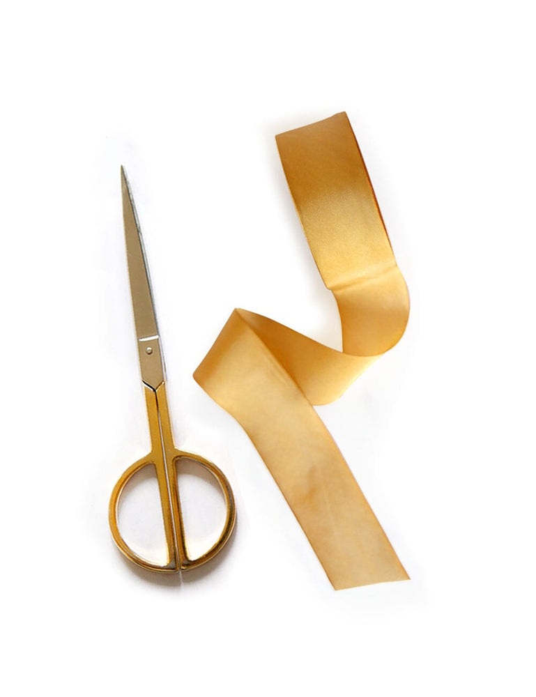 Gold Silk Ribbon - 3 metres