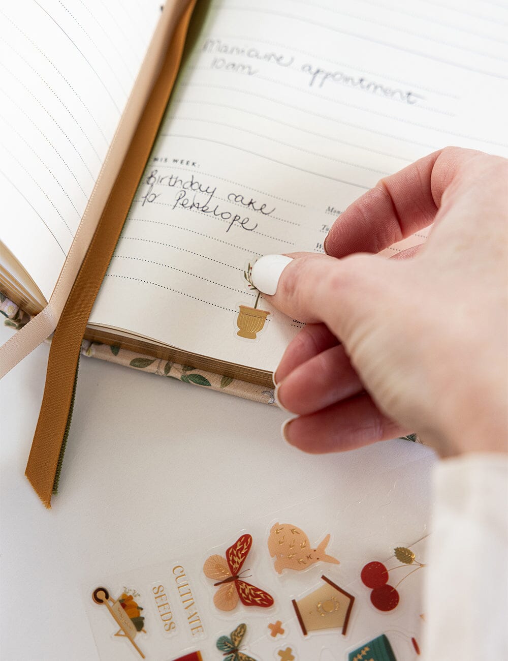 Gardening Sticker Sheet Stickers Bespoke Letterpress