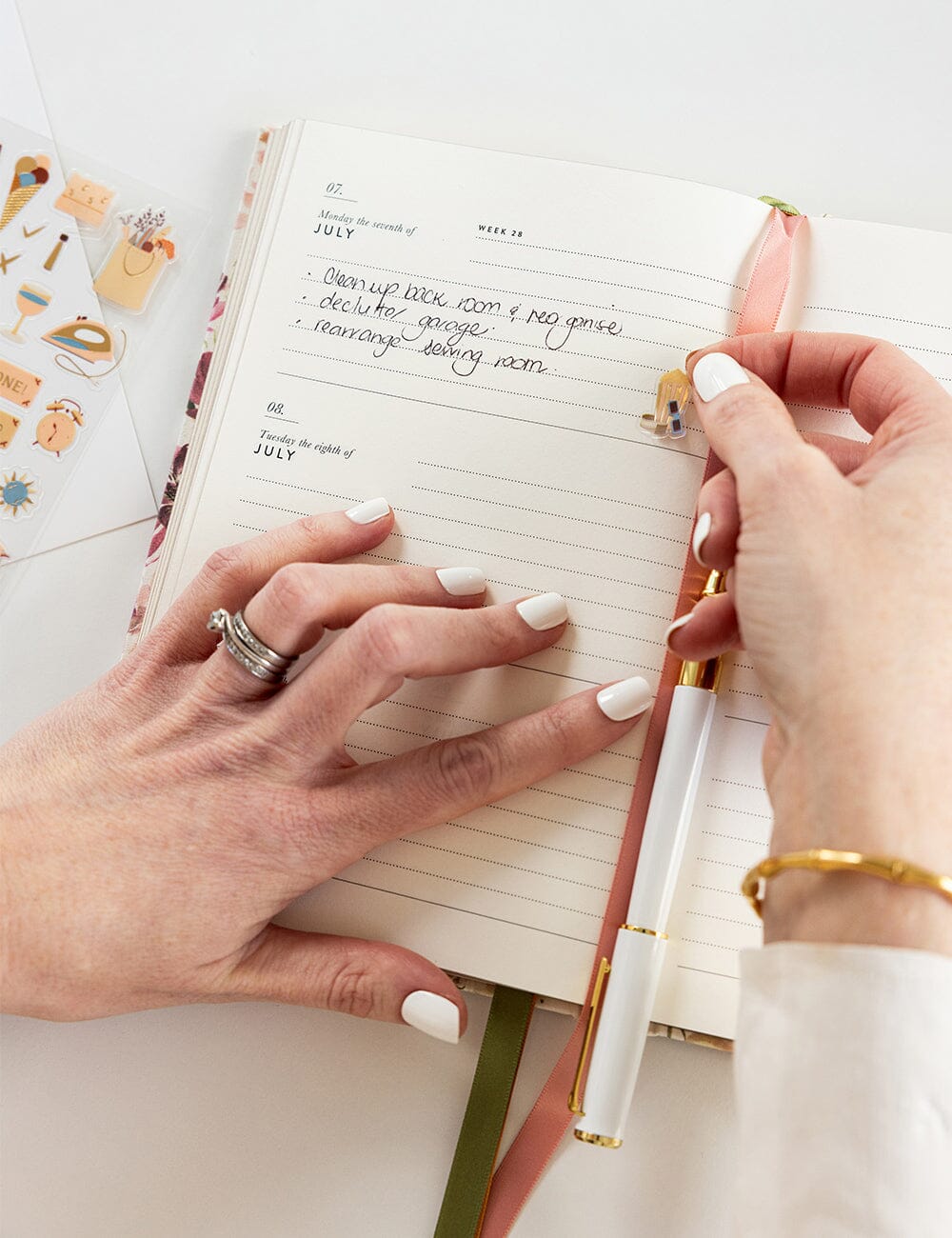 Everyday Planning Sticker Sheet Stickers Bespoke Letterpress