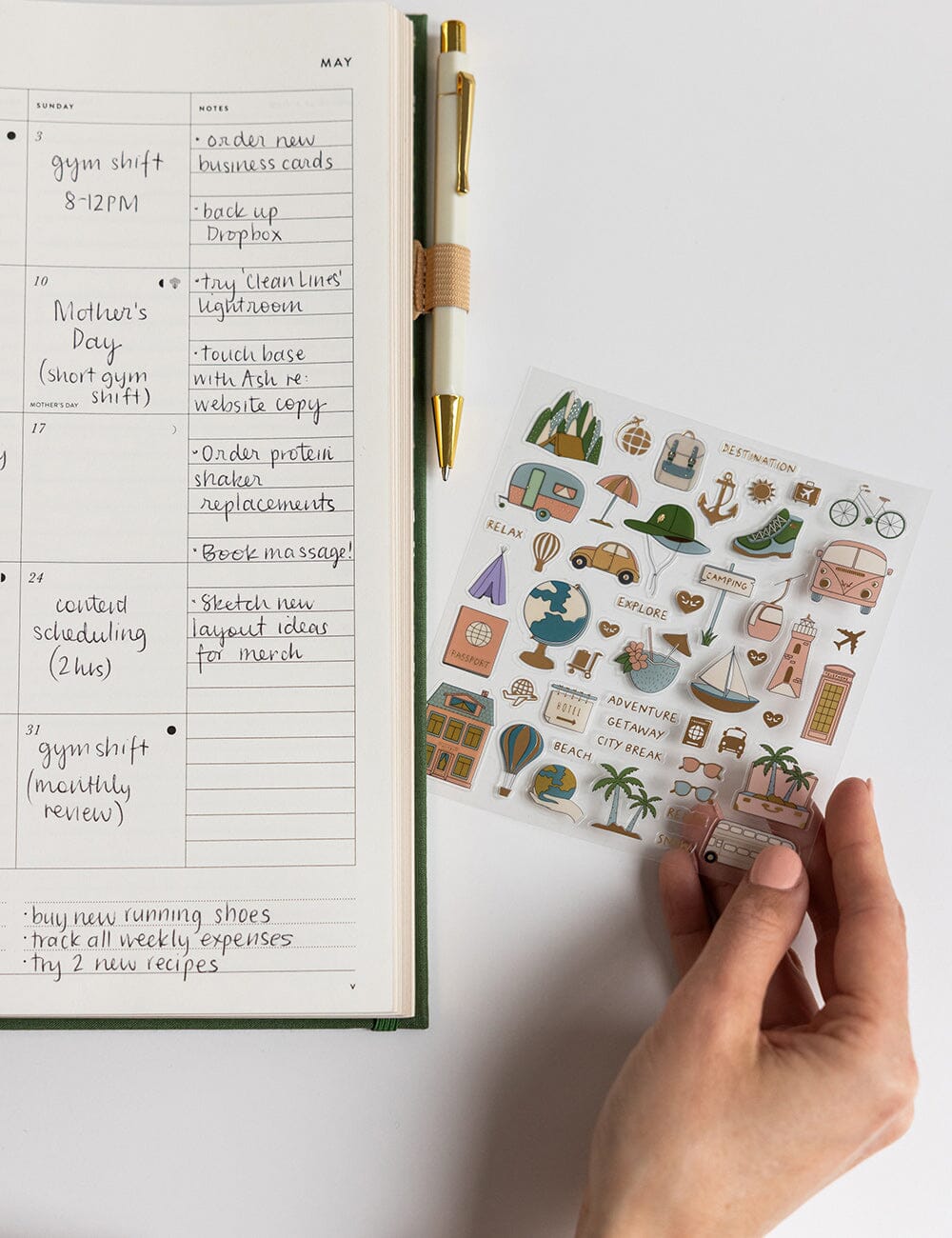 Travel Sticker Sheet